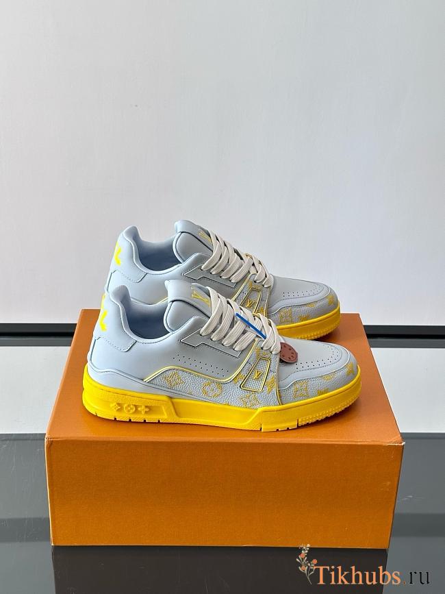 Louis Vuitton LV Trainer Yellow Sneaker - 1