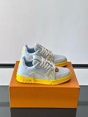 Louis Vuitton LV Trainer Yellow Sneaker - 1