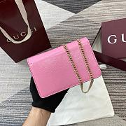Gucci Dionysus Mini Shoulder Bag Pink 11x7.5x6.5cm - 5