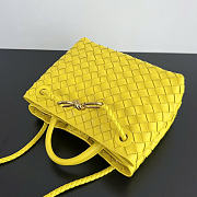 Bottega Veneta Small Andiamo Yellow Bag 25x22x10.5cm - 6