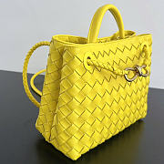 Bottega Veneta Small Andiamo Yellow Bag 25x22x10.5cm - 2