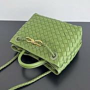 Bottega Veneta Small Andiamo Green Bag 25x22x10.5cm - 6