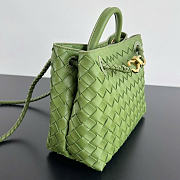 Bottega Veneta Small Andiamo Green Bag 25x22x10.5cm - 5