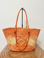 Loewe Medium Anagram Basket Bag Orange 46x24x15cm - 1