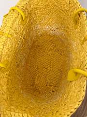 Loewe Medium Anagram Basket Bag Yellow 46x24x15cm - 6