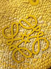 Loewe Medium Anagram Basket Bag Yellow 46x24x15cm - 5