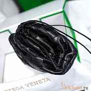 Bottega Veneta Mini Pouch Intrecciato Leather Clutch Black 22x13x5cm - 5