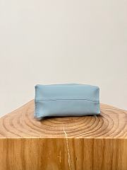 Loewe Mini Flamenco Clutch Bag Light Blue 23x18x9cm - 2