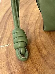 Loewe Flamenco Clutch Bag Green 30x24.5x10.5cm - 6