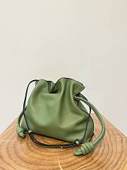 Loewe Flamenco Clutch Bag Green 30x24.5x10.5cm - 2