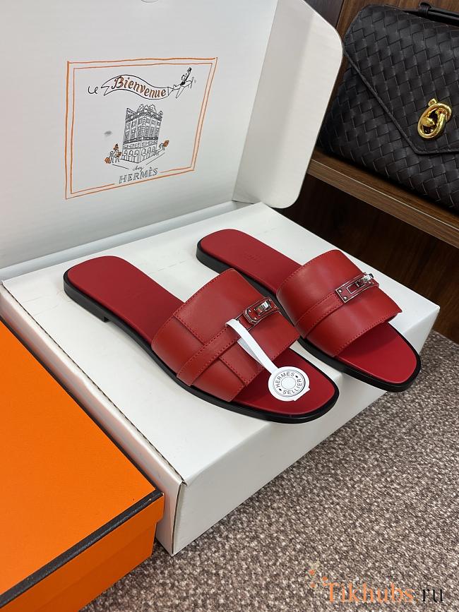 Hermes Giulia Sandal Red - 1