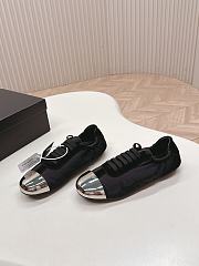 Prada Collapse Re-Nylon Suede Sneakers Metal Black - 5