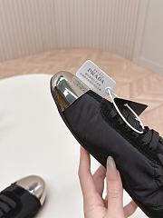 Prada Collapse Re-Nylon Suede Sneakers Metal Black - 4
