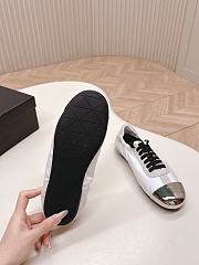 Prada Collapse Re-Nylon Suede Sneakers Metal White - 5