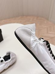 Prada Collapse Re-Nylon Suede Sneakers Metal White - 4