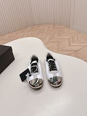 Prada Collapse Re-Nylon Suede Sneakers Metal White - 3