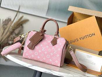 Louis Vuitton LV Speedy P9 25 Pink Brown 25x15x15cm