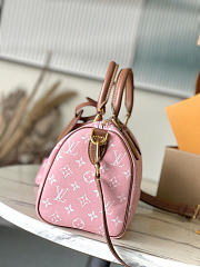 Louis Vuitton LV Speedy P9 25 Pink Brown 25x15x15cm - 5