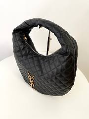YSL ICare Hobo Quilted Nappa Black 44x30x7cm - 6