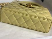 Chanel Kelly Bag Yellow Gold 13x19x7cm - 4