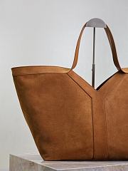 YSL Y Tote in Brown Suede 37x32x22-27cm - 3