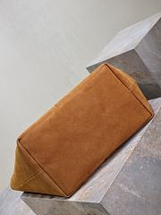 YSL Y Tote in Brown Suede 37x32x22-27cm - 2