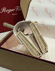 Roger Vivier Mini Jewel Efflorescence Bag Rattan 19x12x6cm - 5