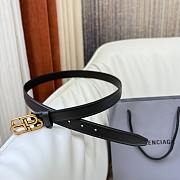Balenciaga Black Gold Belt 2.5cm - 5