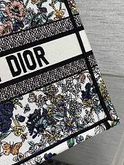 Dior Lucky Medium Dior Book Tote Multicolor Flowers 36cm - 6
