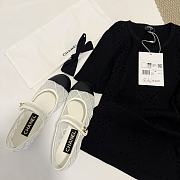 Chanel Coco Beach Mary Janes White Flat - 5