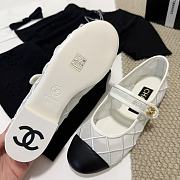 Chanel Coco Beach Mary Janes White Flat - 4