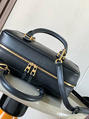 Loewe Amazona 23 Black Bag Calfskin 23x10x15cm - 6
