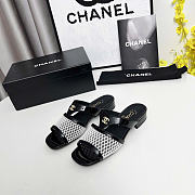 Chanel Black Slides Sandal - 5