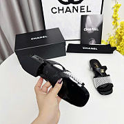 Chanel Black Slides Sandal - 4