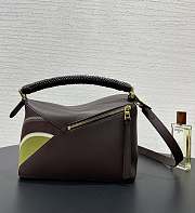 Loewe Puzzle Landscape Bag Chocolate 24x10x14cm - 6