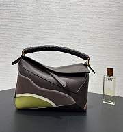 Loewe Puzzle Landscape Bag Chocolate 24x10x14cm - 5