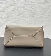 Loewe Medium Puzzle Fold Tote Shiny Calfskin Grey 31.5x14.5x25.5cm - 6