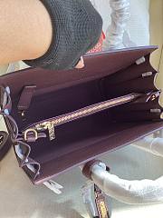 YSL Sac De Jour Supple Grained Wine 26cm - 5