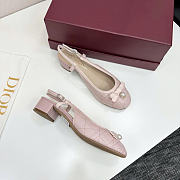 Dior Ballet Slingback Pump Pink Lambskin 3cm - 1