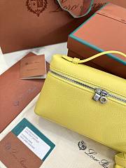 Loro Piana L19 Bag Yellow Silver 19x11x6.5cm - 2