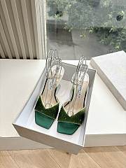 Jimmy Choo Saeda sandals high 11cm green - 1