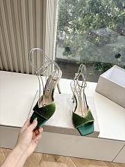 Jimmy Choo Saeda sandals high 11cm green - 6