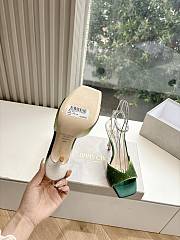 Jimmy Choo Saeda sandals high 11cm green - 2