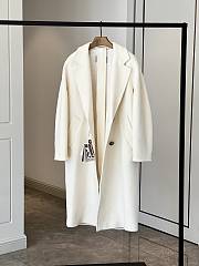 Max Mara 101801 Icon Coat in cream white - 3