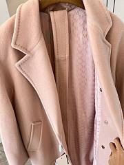 Max Mara 101801 Icon Coat in pink - 4