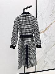 Valentino Garavani Belted Checked Wool and Cashmere-Blend Coat - 3