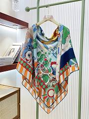 Hermès Twilly au Bloc Liste Vernie Scarf 140cm*140cm - 5