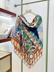 Hermès Twilly au Bloc Liste Vernie Scarf 140cm*140cm - 4