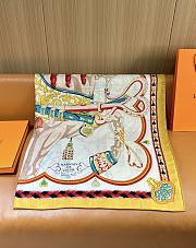  Hermès silk scarf 140x140cm  - 6
