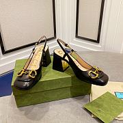 Gucci Horsebit Mid-Heel Pumps high 7.5cm - 4
